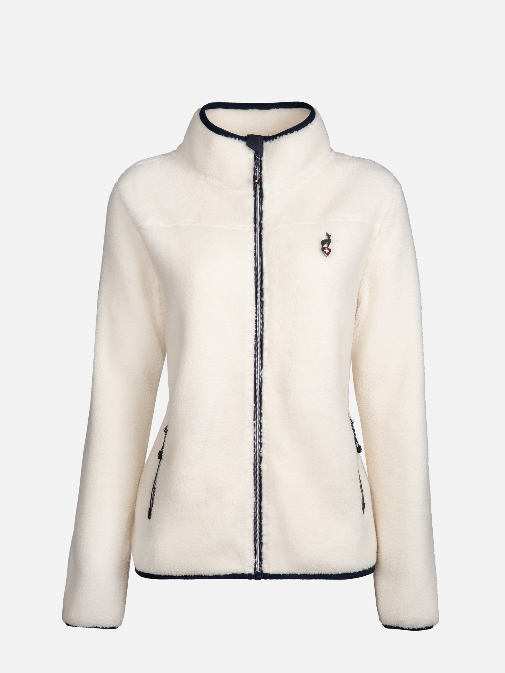 Gilet Polaire Femme Sherpa Blanche