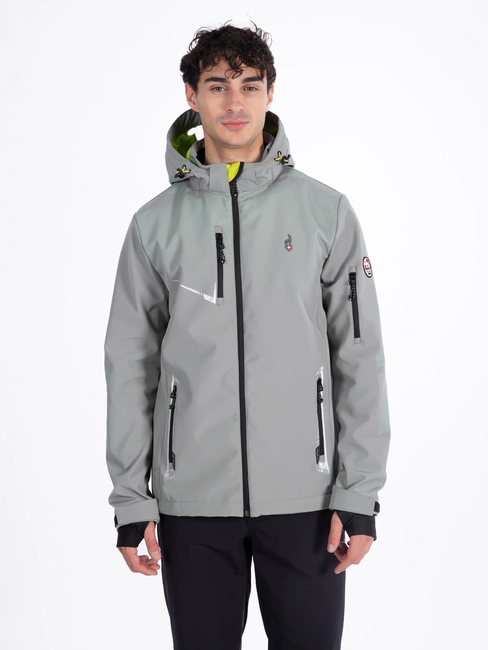 VESTE SOFTSHELL HOMME NEVIM - LICHEN
