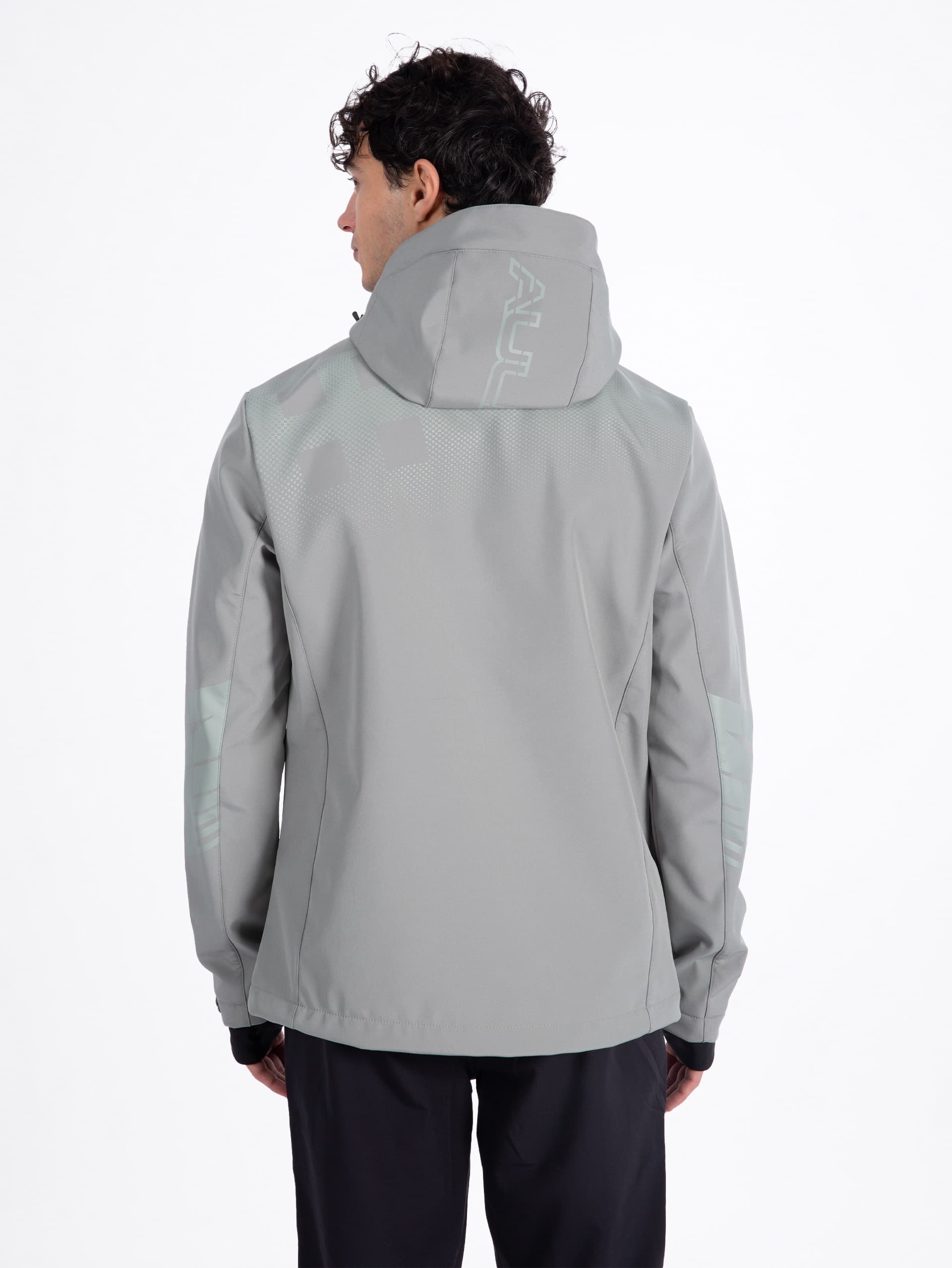 VESTE SOFTSHELL HOMME NEVIM - LICHEN