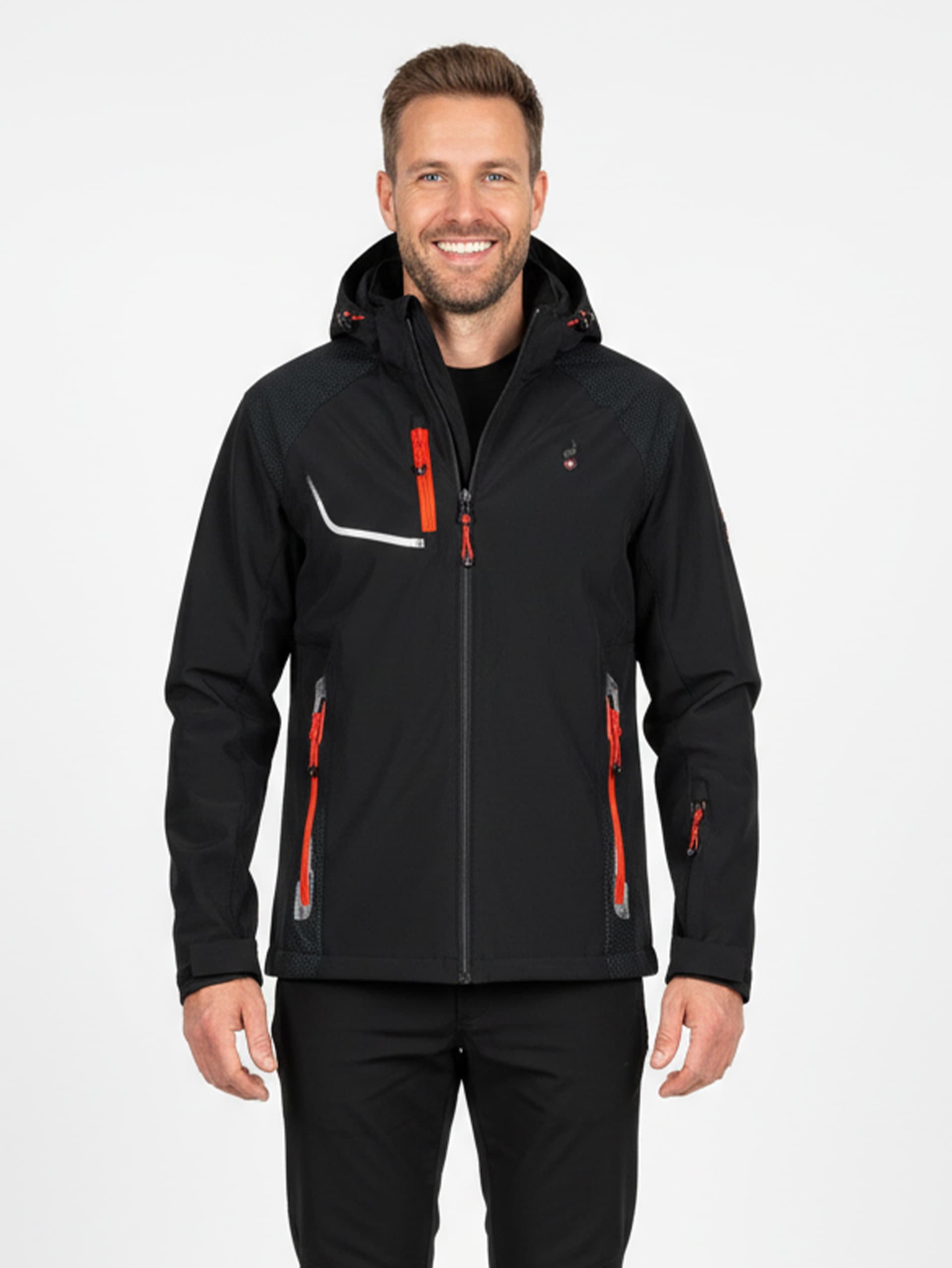 VESTE SOFTSHELL ROBIN - BLACK