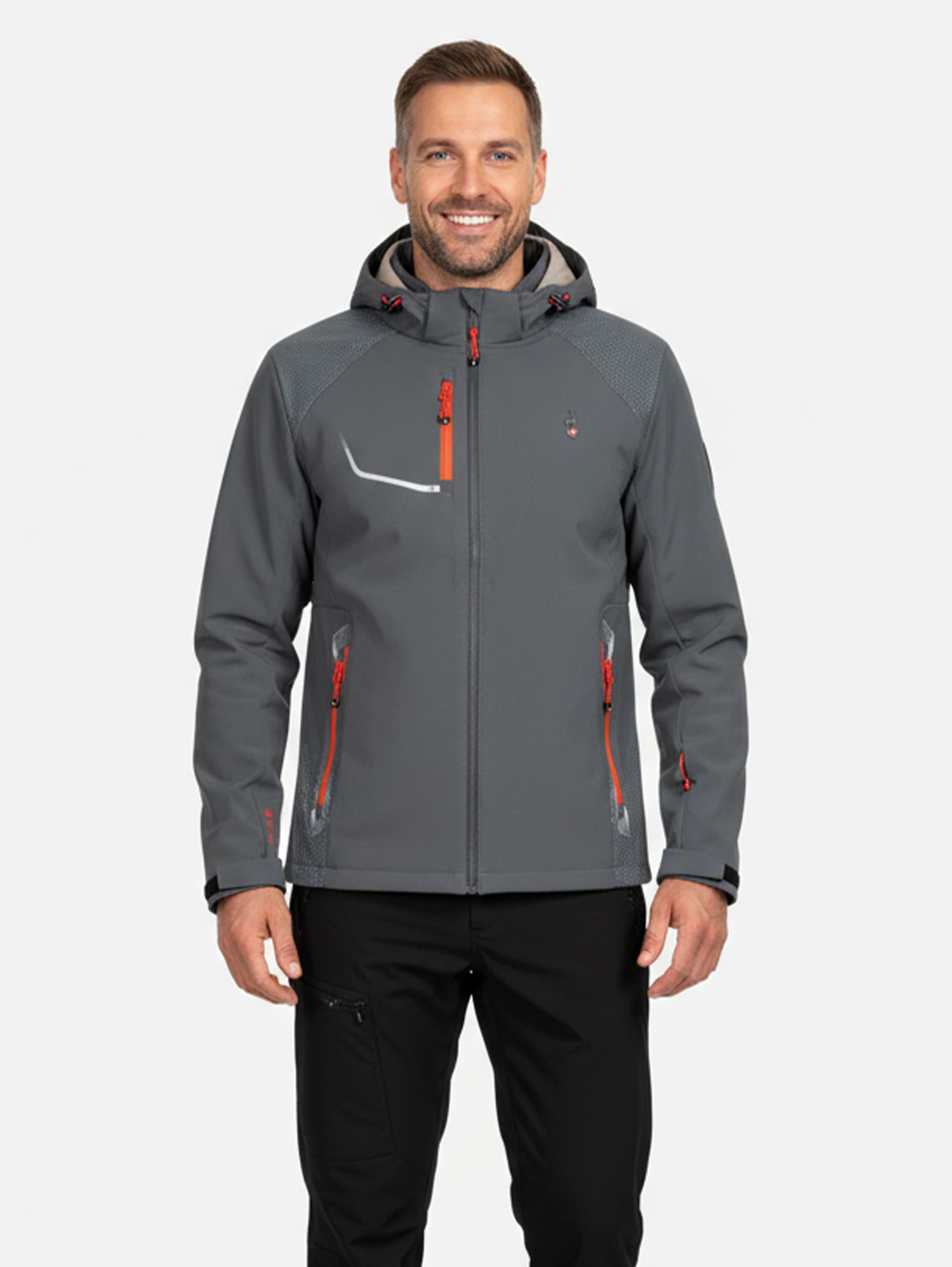 VESTE SOFTSHELL ROBIN - ANTHRACITE MELANGE