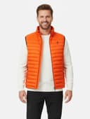 VESTE SANS MANCHES MOCCO VERMILLON