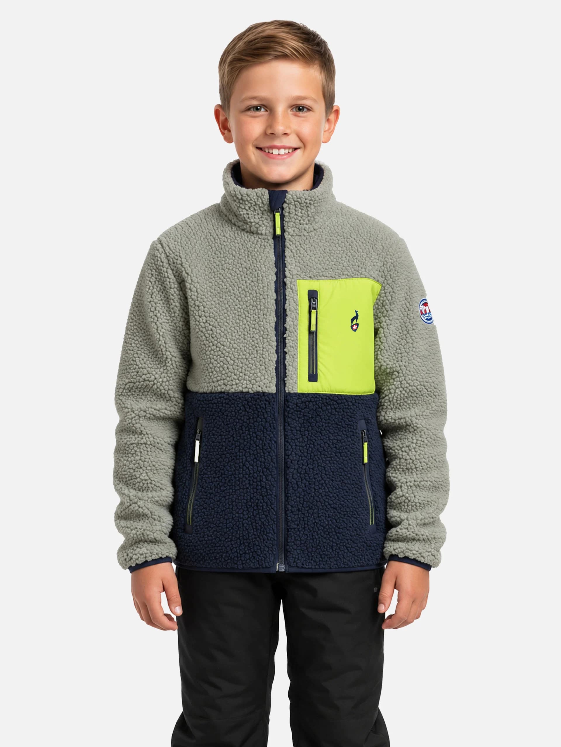 POLAIRE ENFANT TIGER - LICHEN