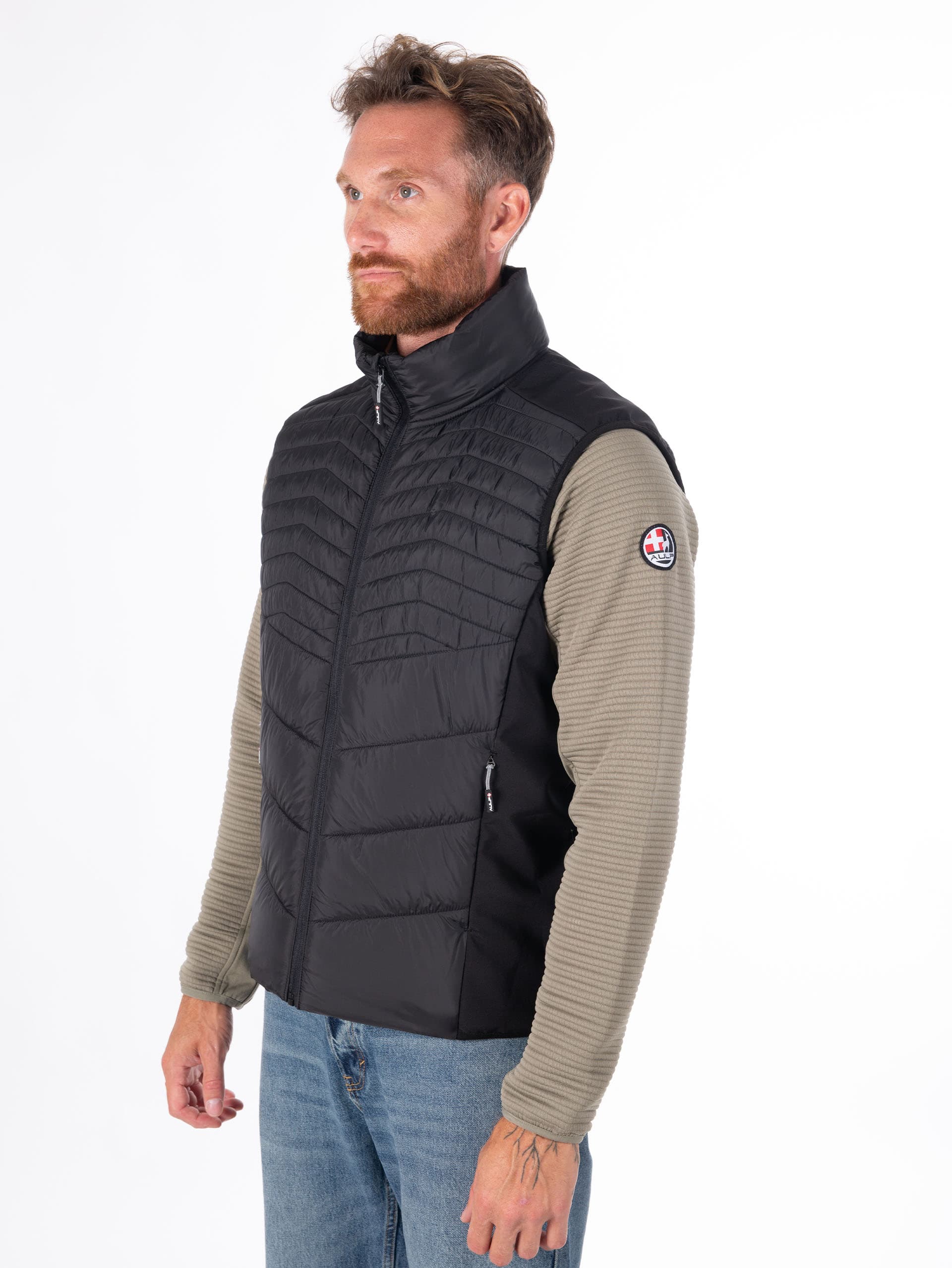 DOUDOUNE SANS MANCHES BIROY - BLACK