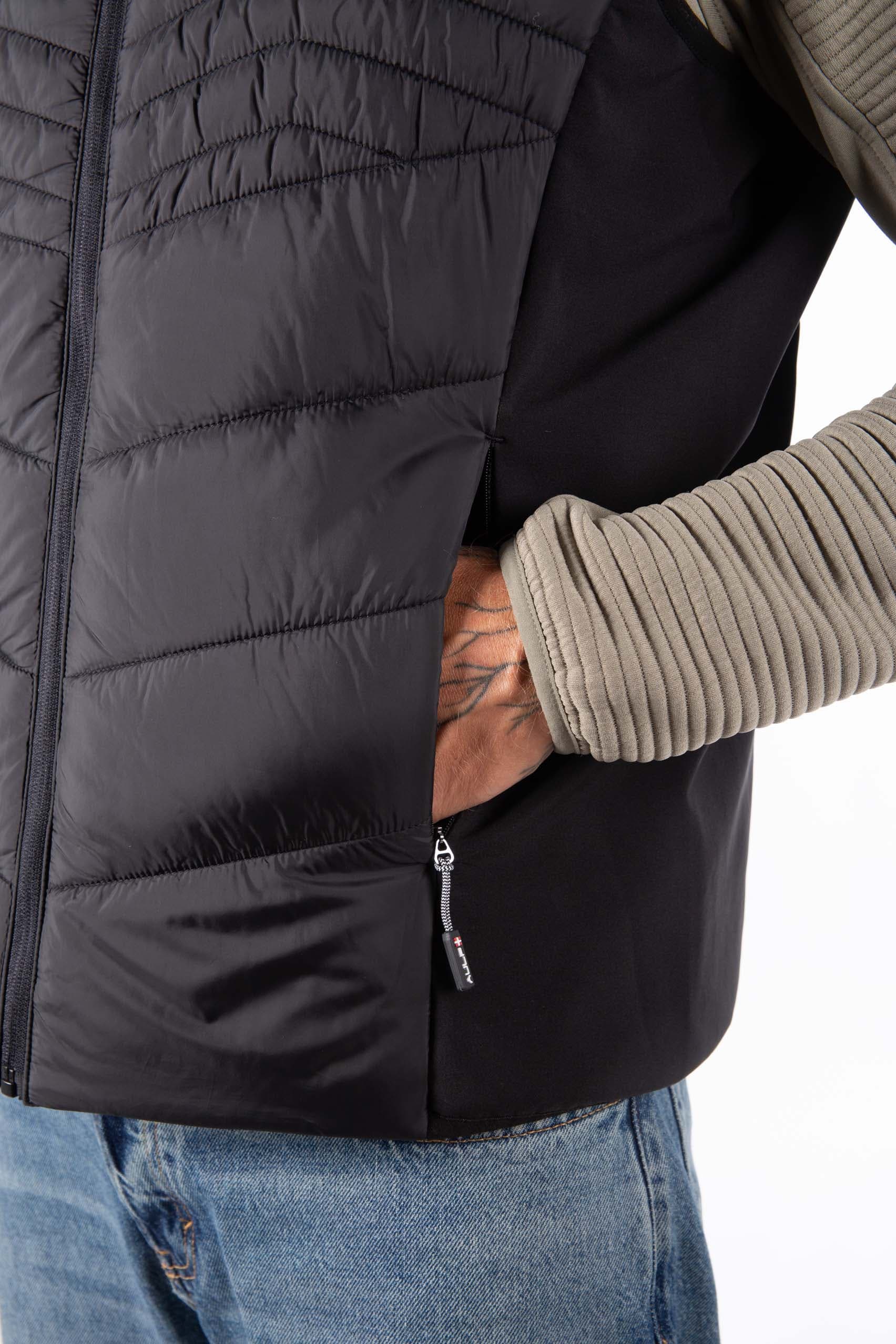 DOUDOUNE SANS MANCHES BIROY - BLACK