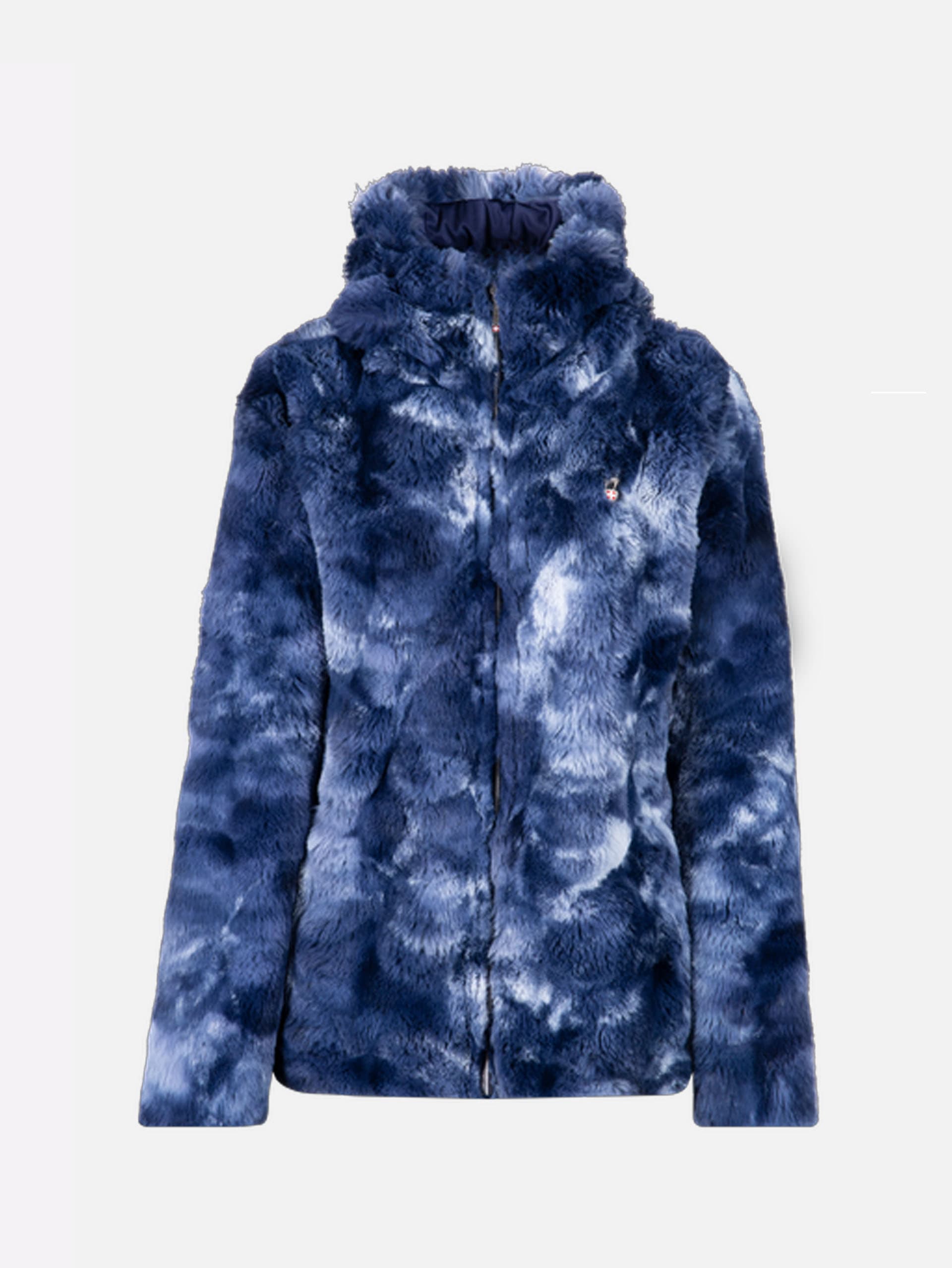 VESTE FAUSSE FOURRURE CARRY - NAVY