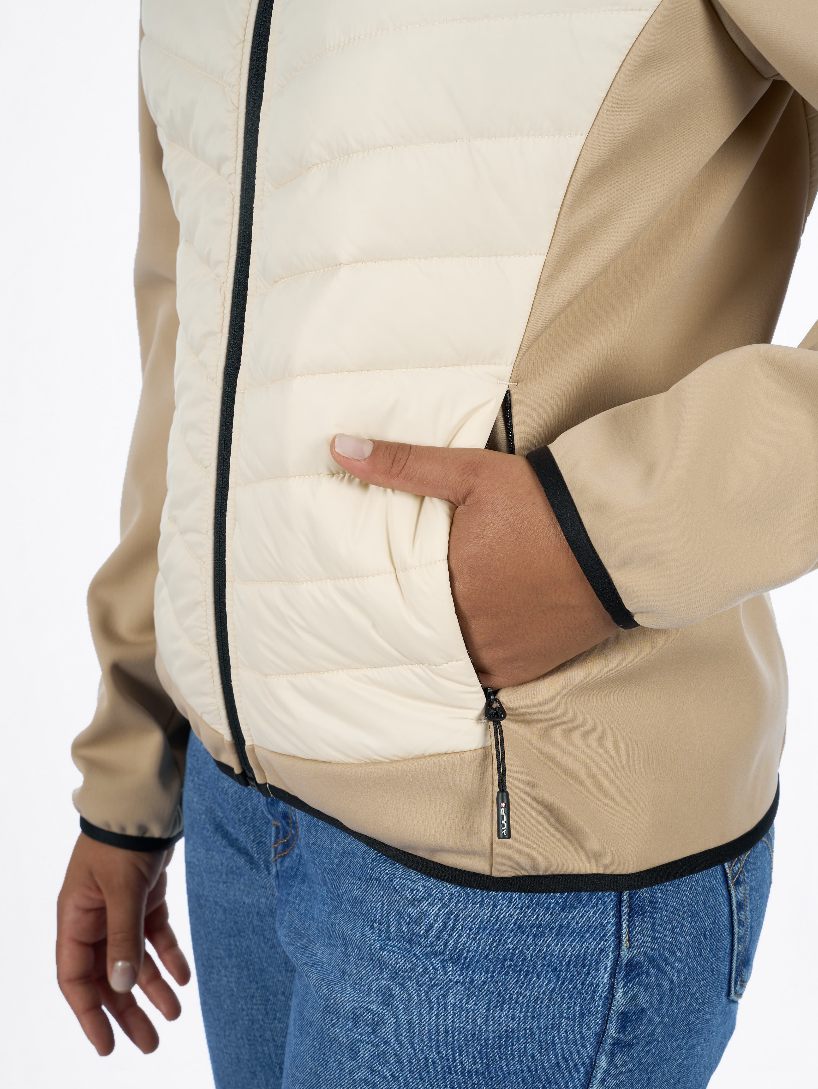 Veste hybride femme ELLIE - CAPPUCINO