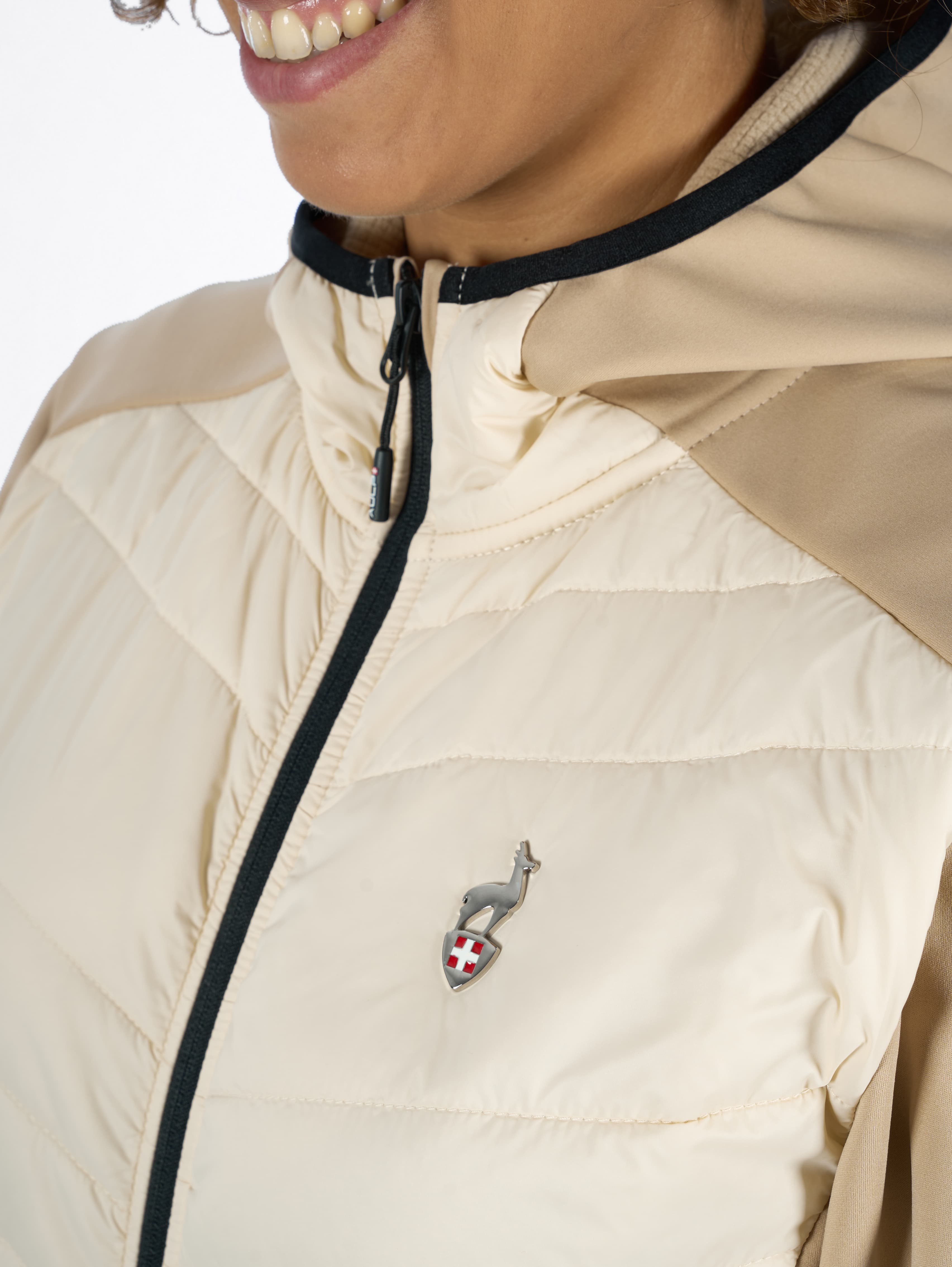 Veste hybride femme ELLIE - CAPPUCINO