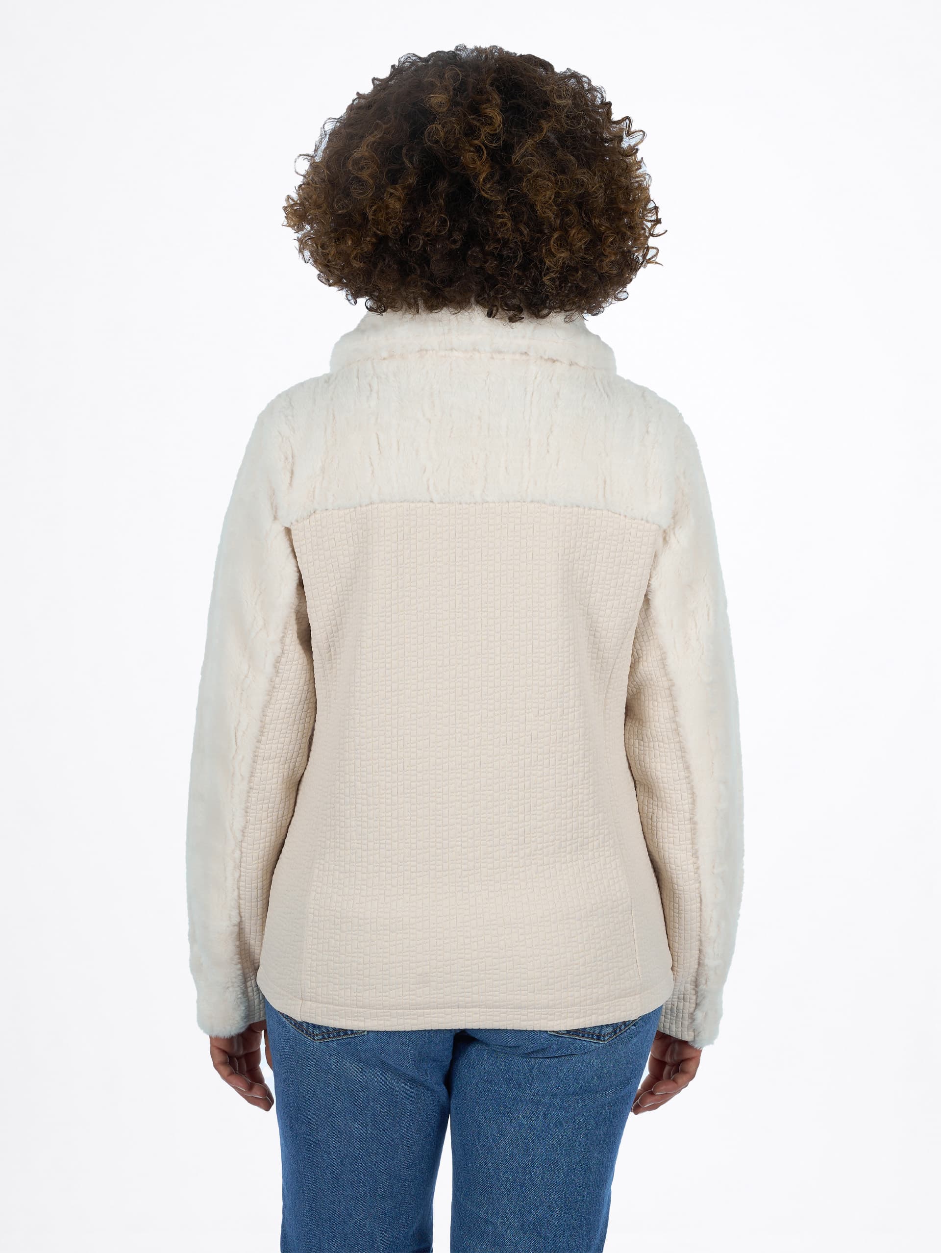 VESTE FAUSSE FOURRURE FEMME EURIS - SWANN