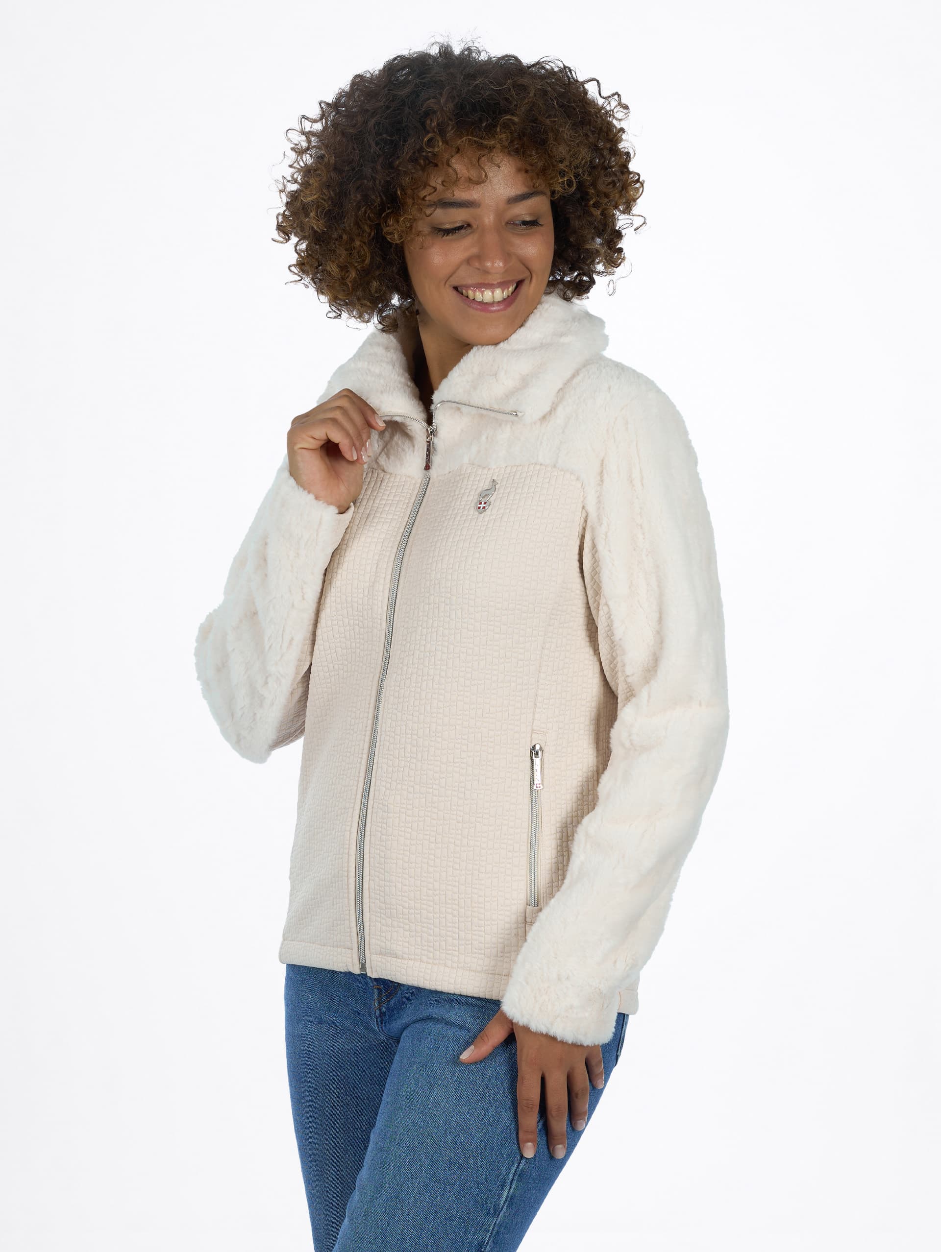 VESTE FAUSSE FOURRURE FEMME EURIS - SWANN