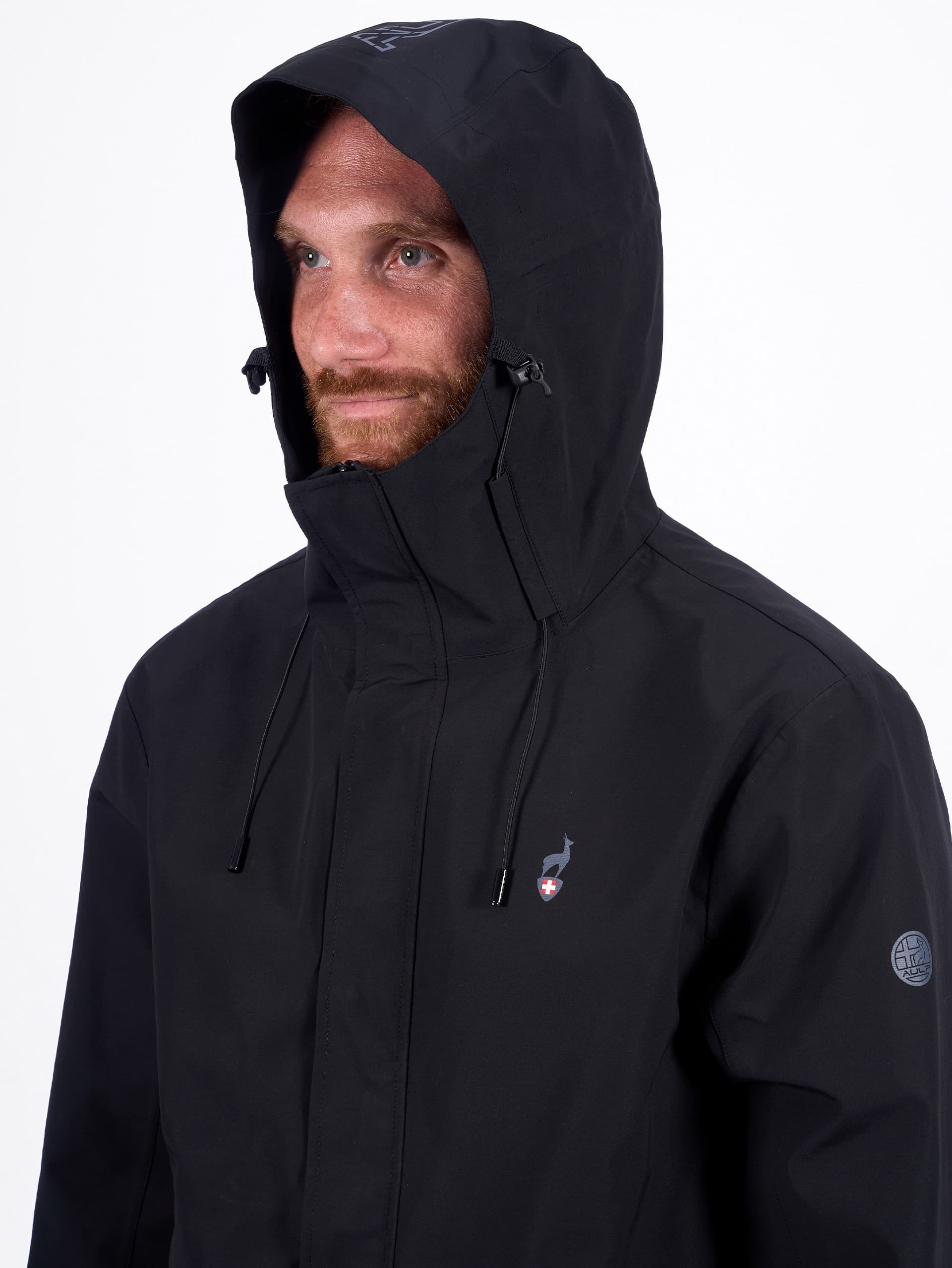 VESTE IMPERMEABLE HOMME ELIOT - BLACK
