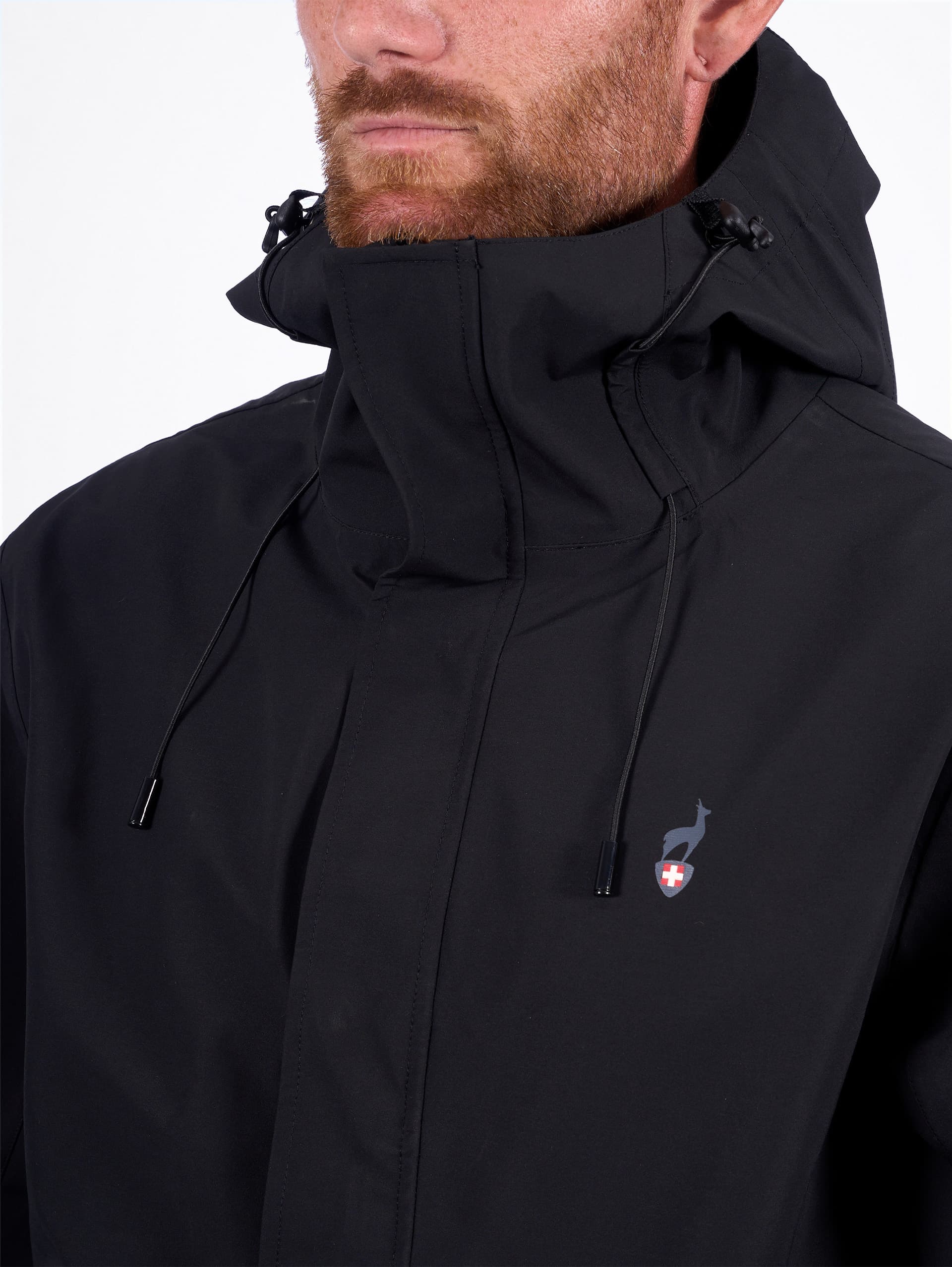 VESTE IMPERMEABLE HOMME ELIOT - BLACK