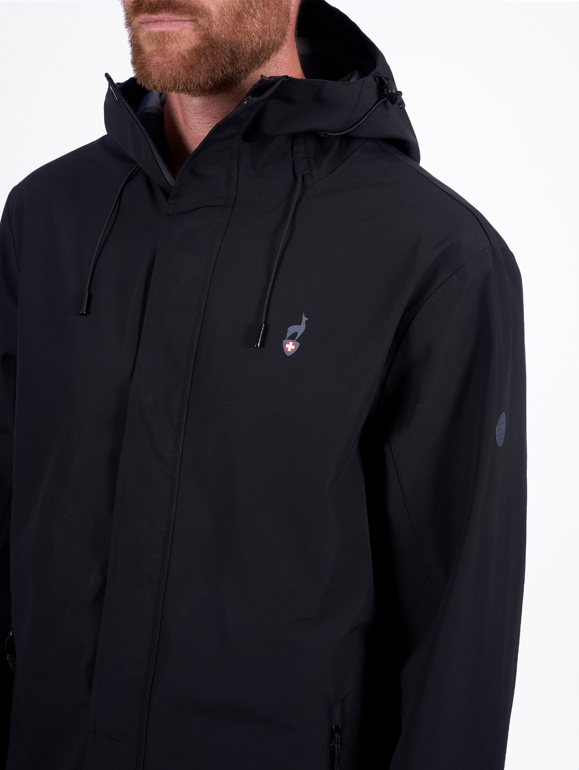VESTE IMPERMEABLE HOMME ELIOT - BLACK