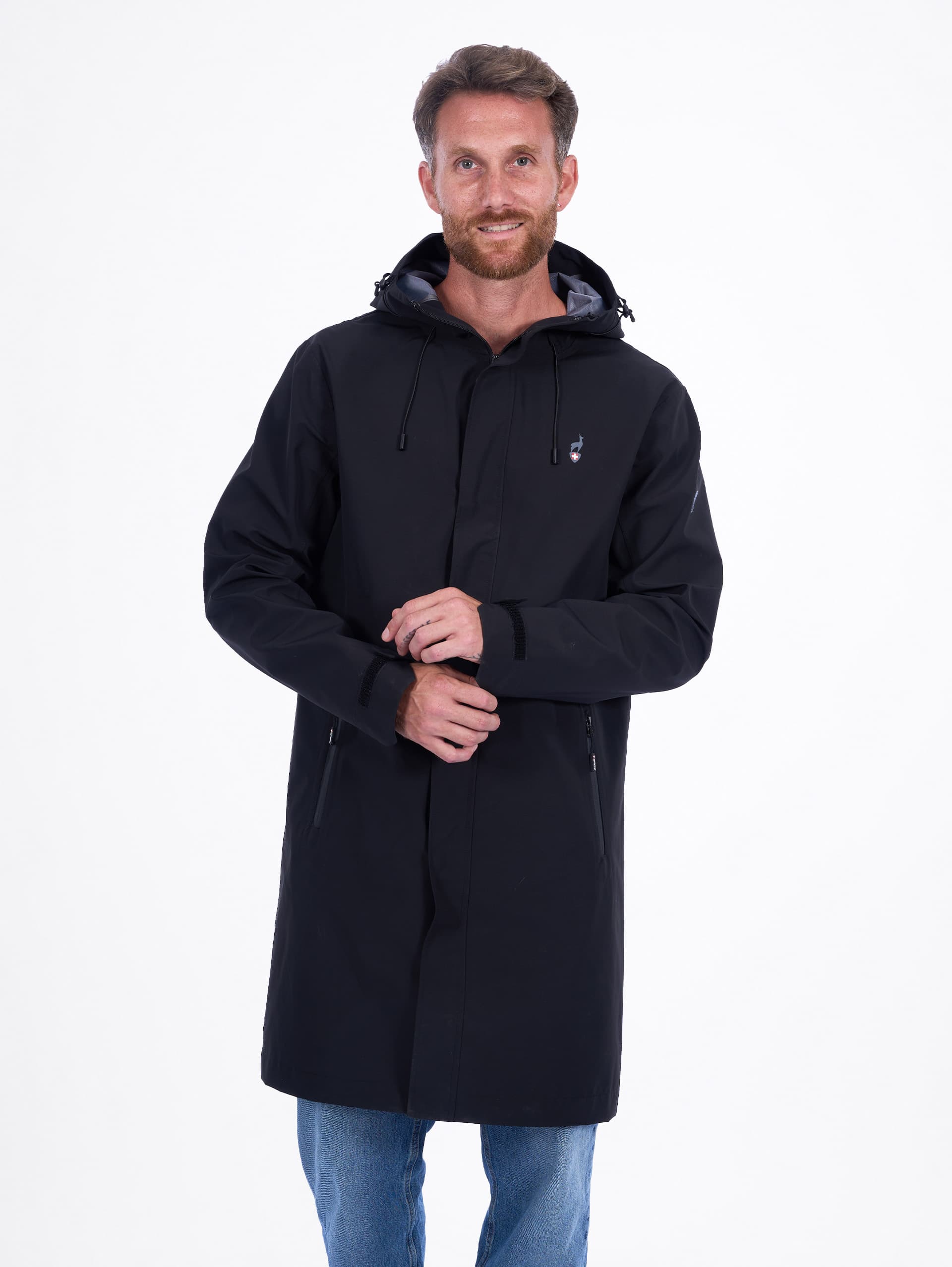 VESTE IMPERMEABLE HOMME ELIOT - BLACK