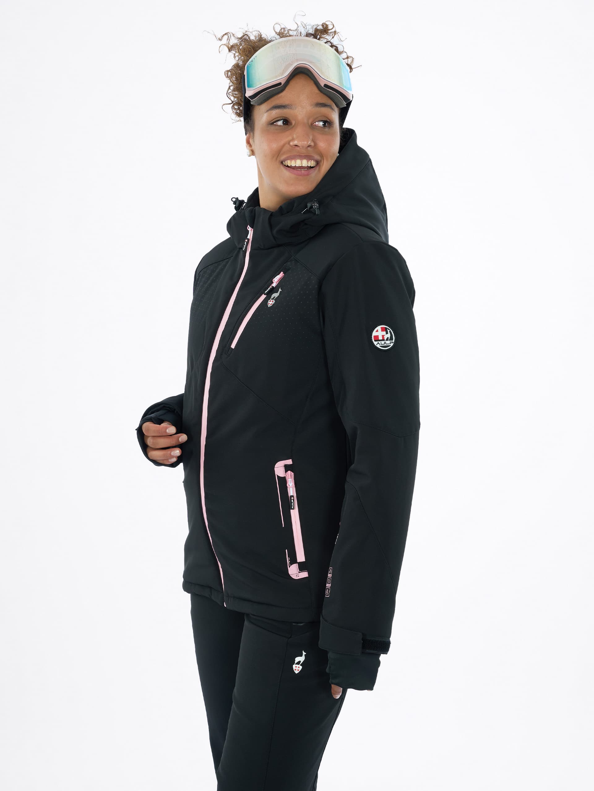 VESTE DE SKI FEMME EAGLE - BLACK