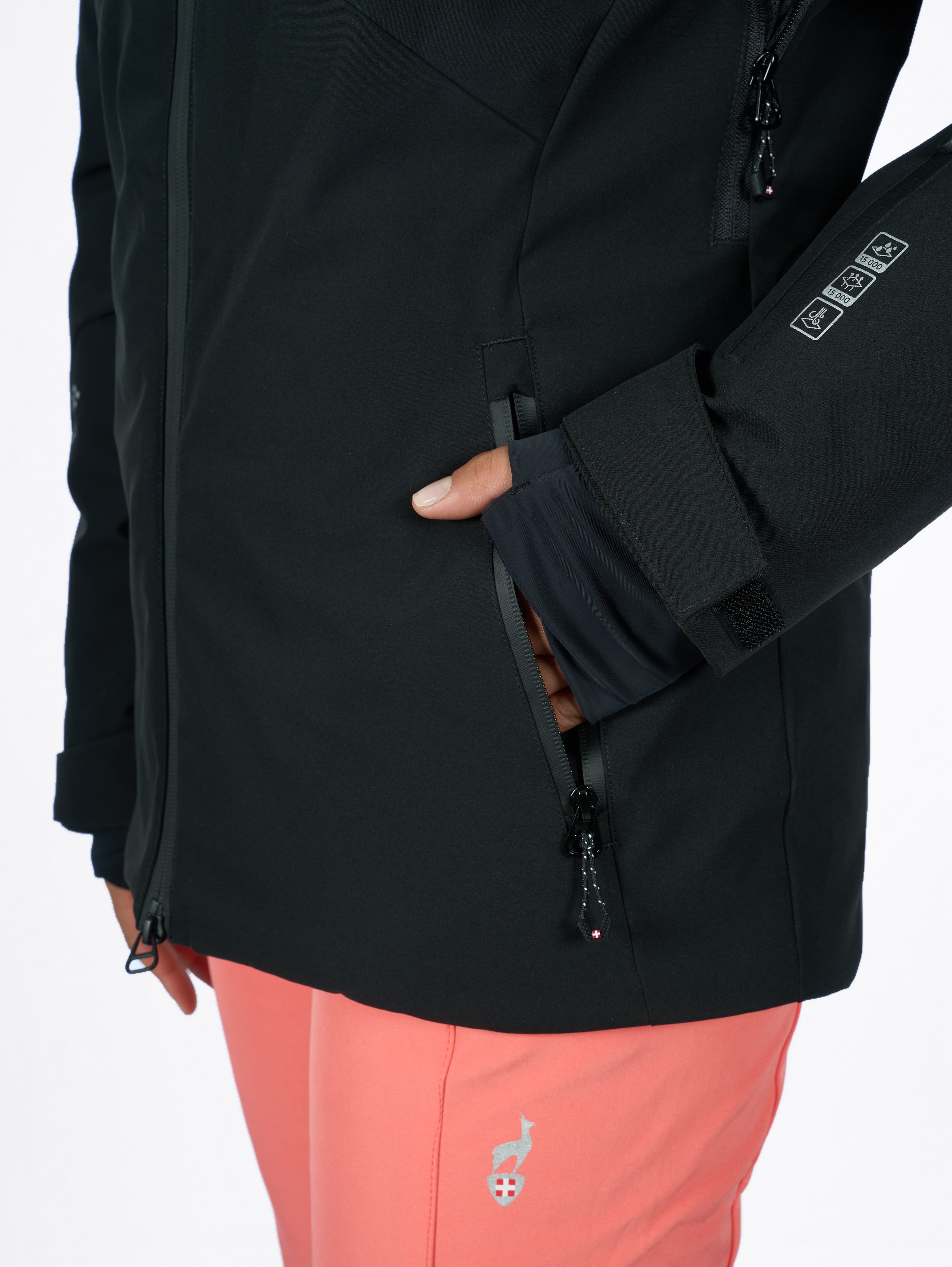 VESTE DE SKI FEMME ELFFY - BLACK