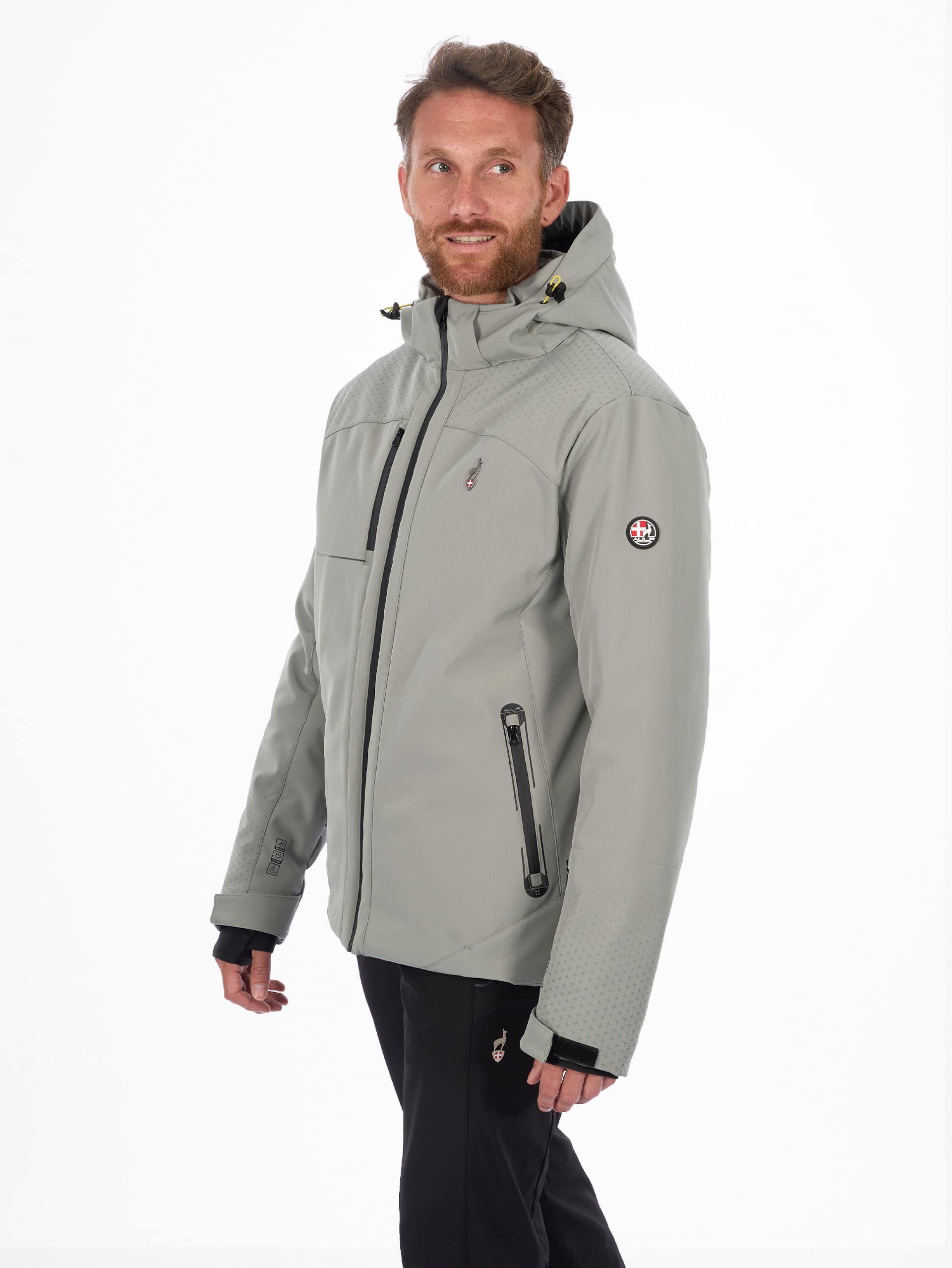 VESTE DE SKI HOMME ELROY - LICHEN