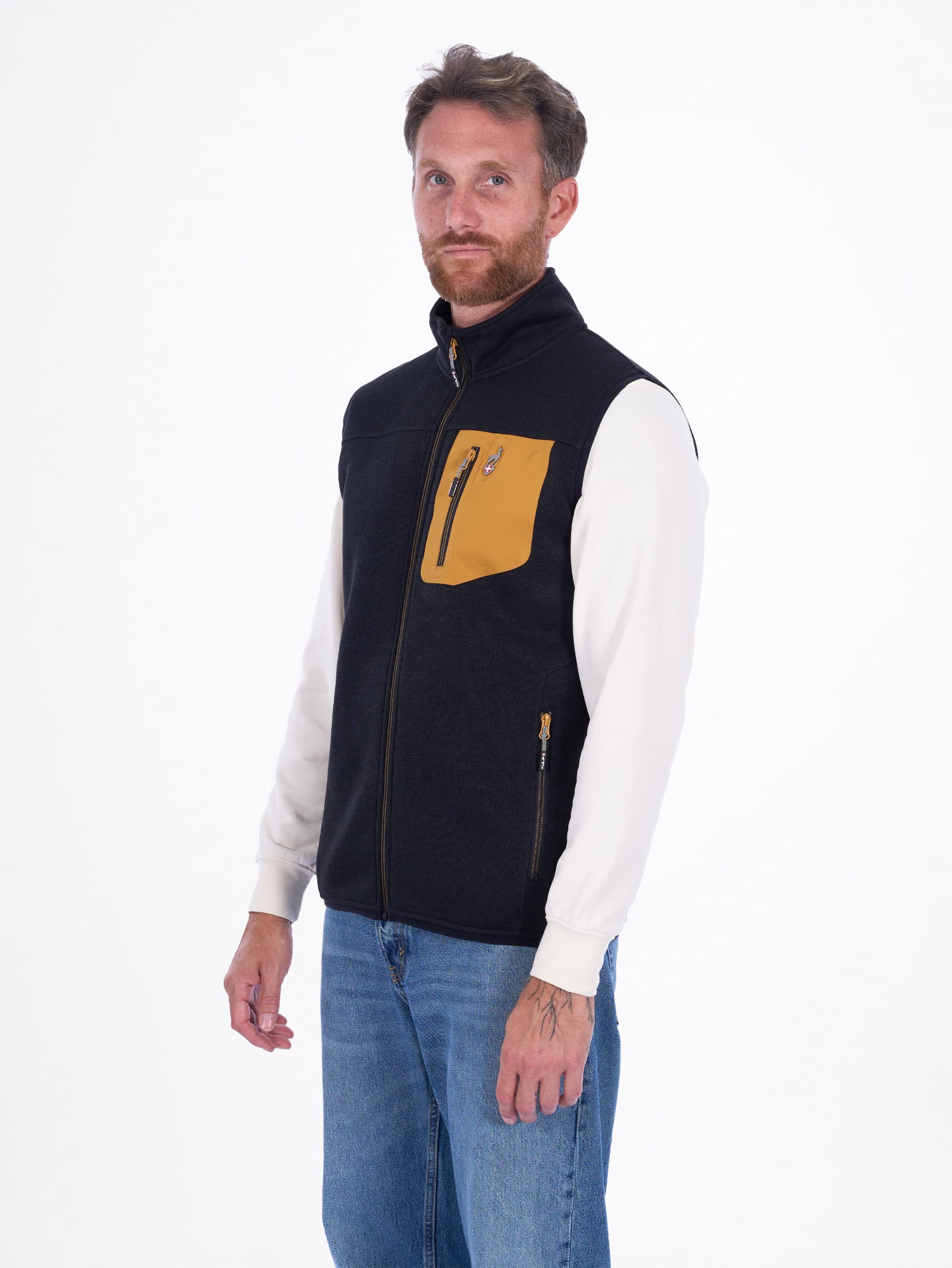 VESTE SANS MANCHES ESTEB - BLACK