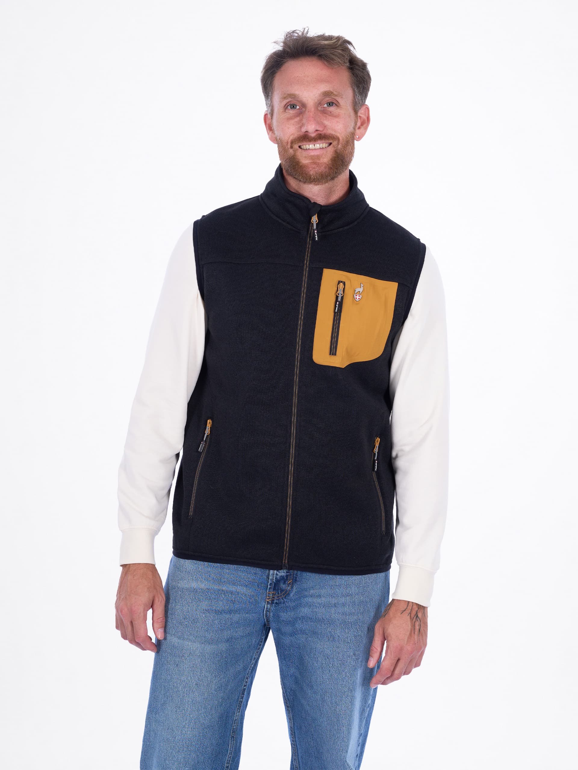 VESTE SANS MANCHES ESTEB - BLACK