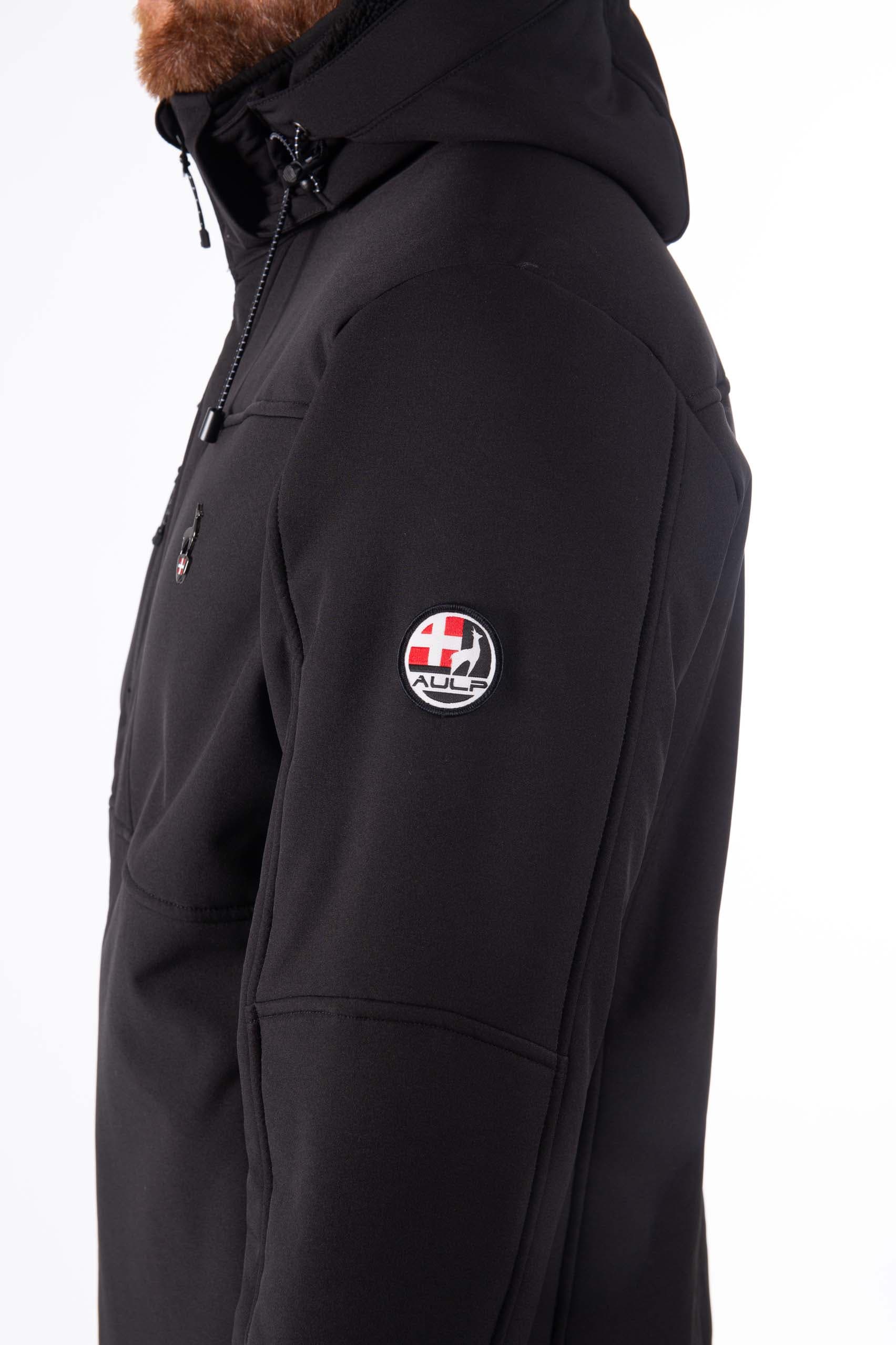 VESTE SOFTSHELL HOMME NEMEV - BLACK 1