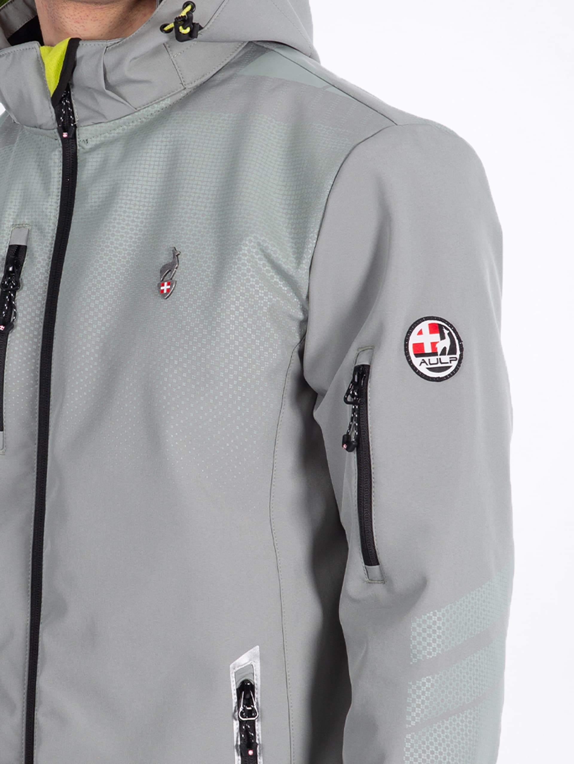 VESTE SOFTSHELL HOMME NEVIM - LICHEN